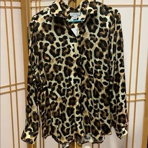 Topshop Leapord long sleeve